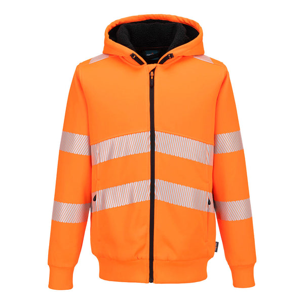 PW3 Hi-Vis Zip Winter Hoodie