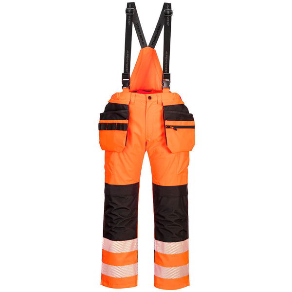 PW3 Hi-Vis Rain Bib & Brace