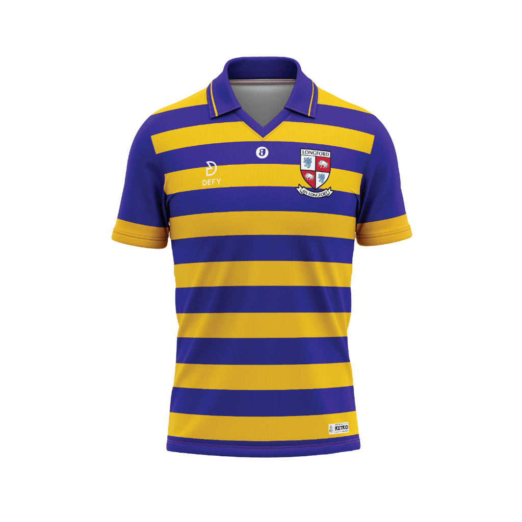 Longford Retro Gaelic Jersey Kids - Defy.ie