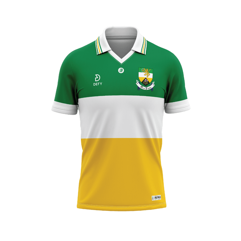 Offaly Retro Gaelic Jersey Kids - Defy.ie