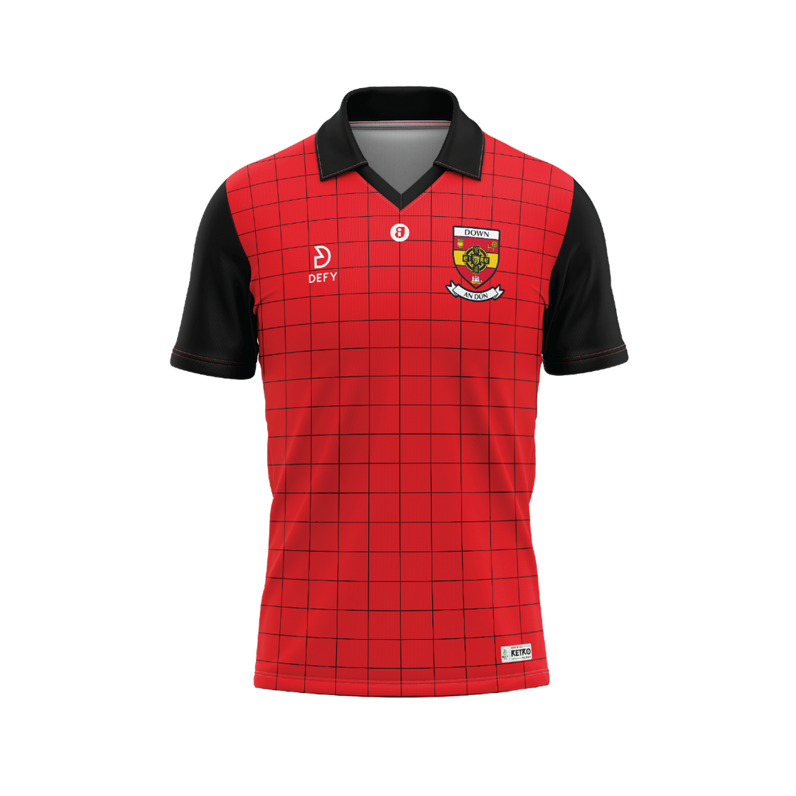 Down Retro Gaelic Jersey Kids
