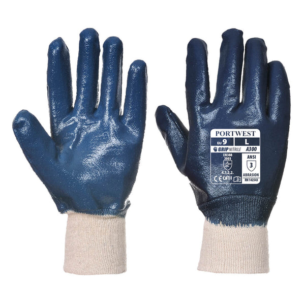 A300 Nitrile Knitwrist Glove 1