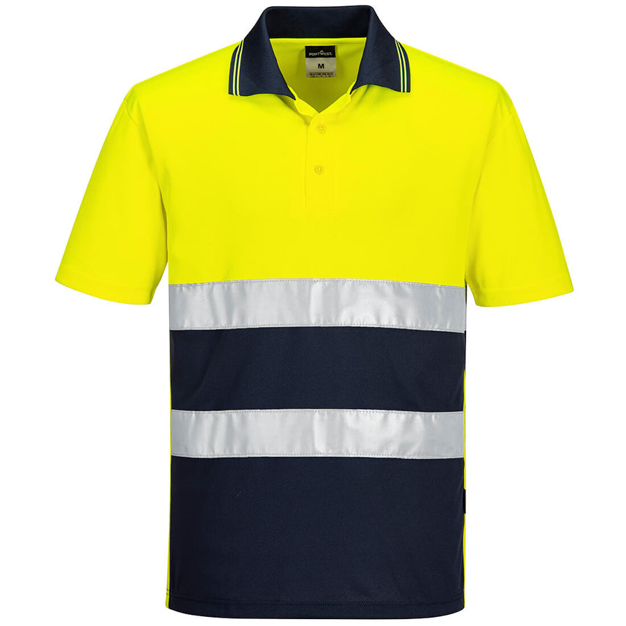 2-Tone Lightweight Polo  S/S