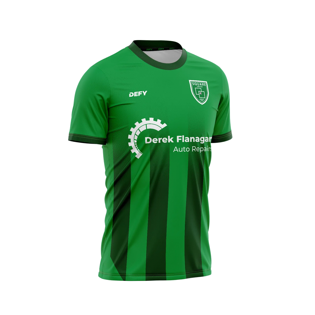 Square Utd Training Jersey - Green/Black - Adults