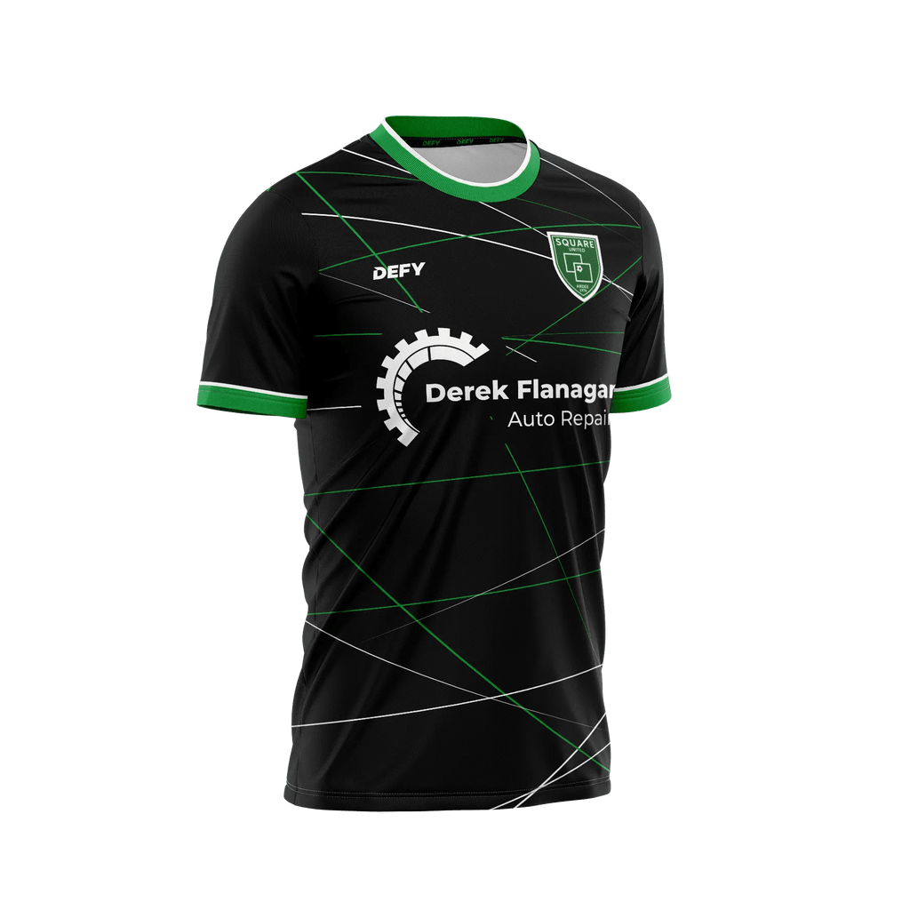 Square Utd Training Jersey - Black - Adults - Defy.ie
