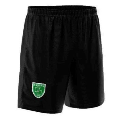 Square Utd Shorts - Black - Adults
