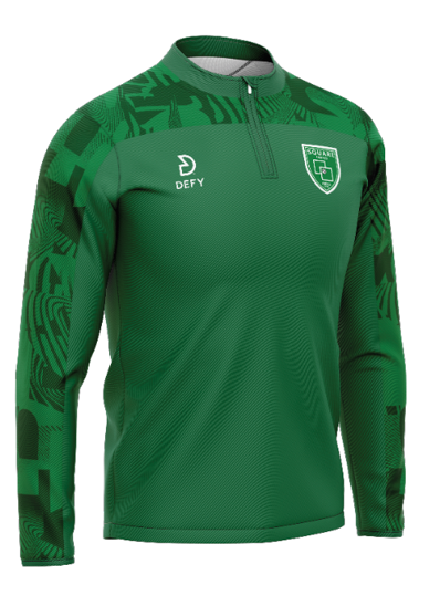 Square Utd Custom 1/4 Zip Green - Kids