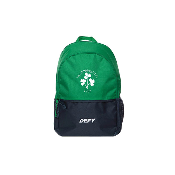 St Pat's CLG Back Pack - Defy.ie