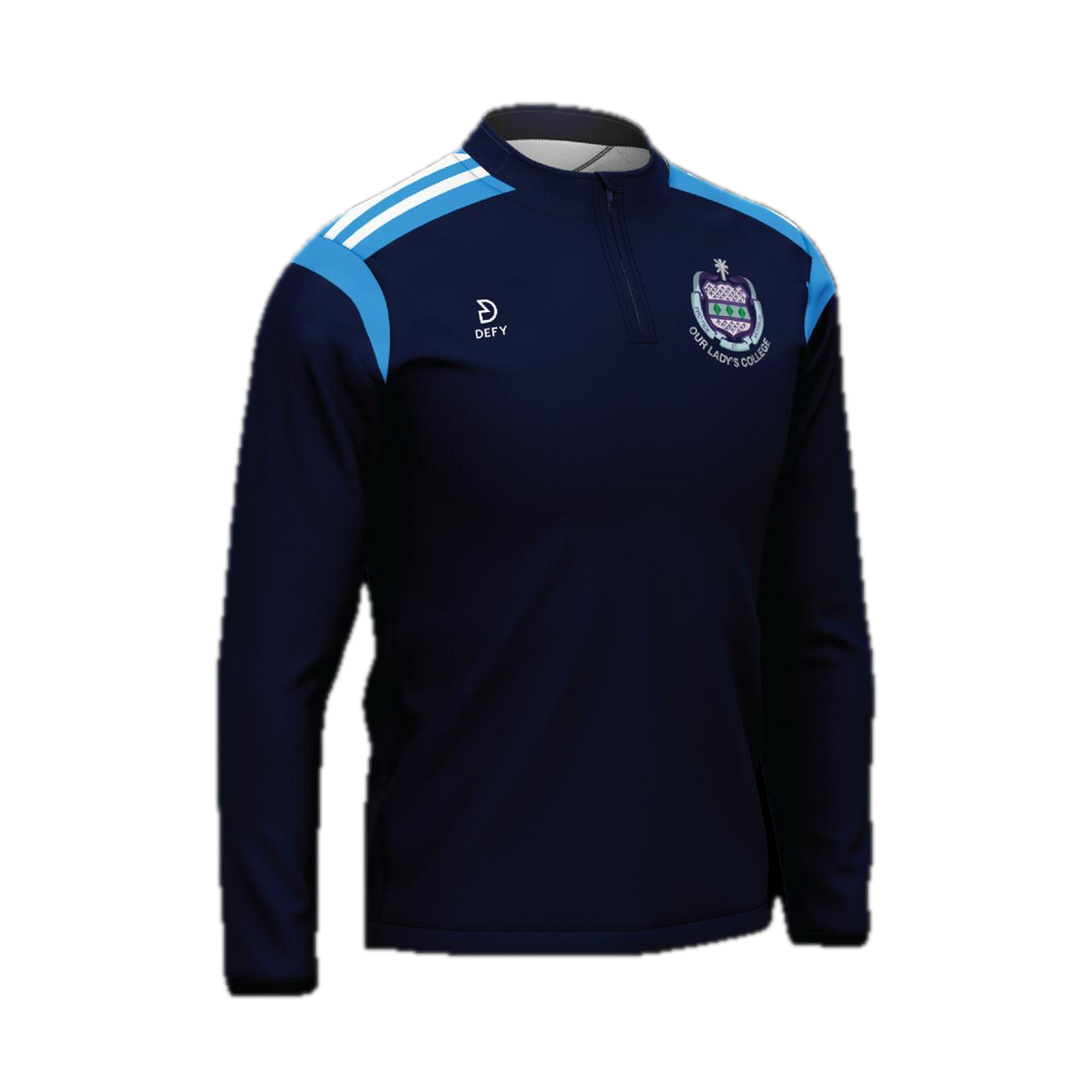 Our Lady's Greenhill's half Zip Top - Defy.ie