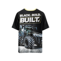Black Bold Built agri jersey – Back