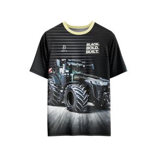 Black Bold Built agri jersey – Front
