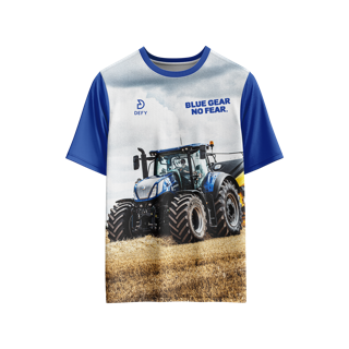 Blue Gear No Fear agri jersey – Front