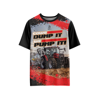 Cows Dump It We Pump It agri jersey – Front