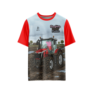 Ploughing Muddy Puddle agri jersey – Front