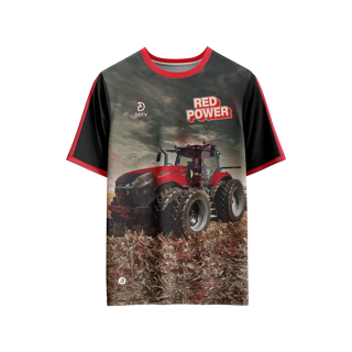 Red Power Built by Farmers agri jersey – Front