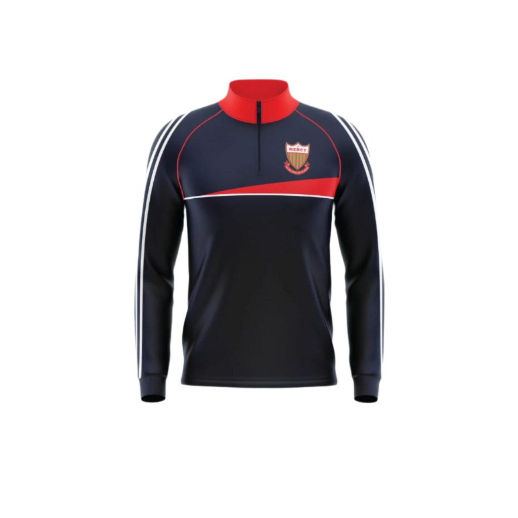 Sacred Heart half Zip Top